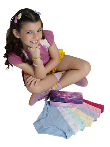 KIT 7 BIQUINIS INFANTIL DE COTTON 2