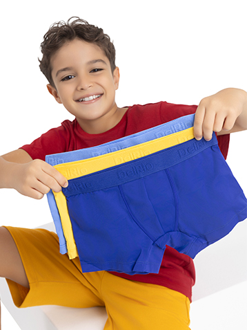 KIT 3 BOX.INFANTIL SENSIT. ELAST BORDADO