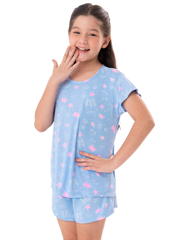 SHORT DOLL INFANTIL LIGANETE ESTAMPADOS