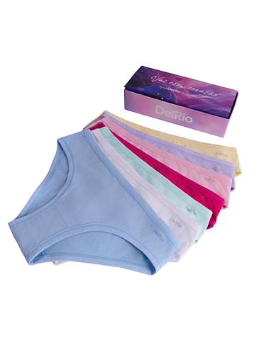 KIT 7 BIQUINIS INFANTIL DE COTTON 4