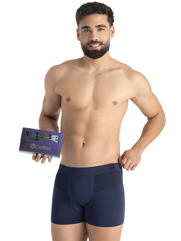 KIT 3 BOXER SEM COSTURA LISTRAS DIAGONAL 3
