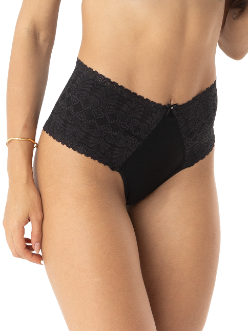 CALÇA EM SATINETE E RENDA 5