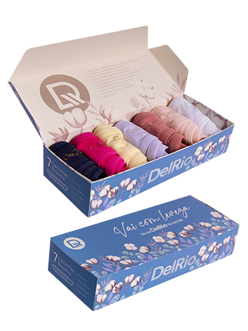 KIT 7 BIQUINIS DE COTTON COLORIDO 2