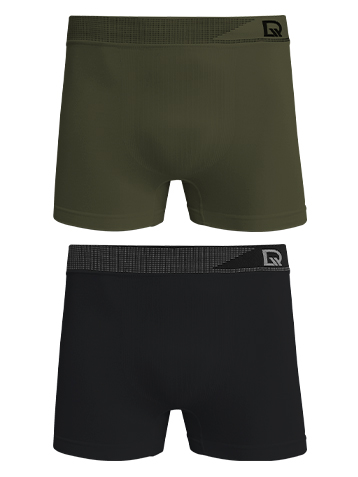 KIT DUO BOXER CUECA SEM COSTURA DELRIO