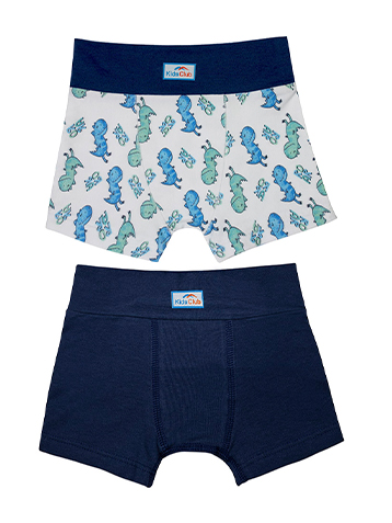 DUO CUECA BOXER KIDS CLUB MINHA 1º CUECA 2