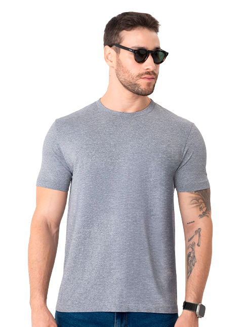 T-SHIRT SEM COSTURA LISA MASCULINA 3