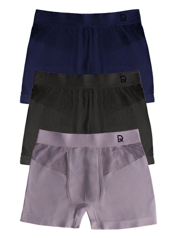 KIT 3 BOXER SEM COSTURA LISTRAS DIAGONAL 2