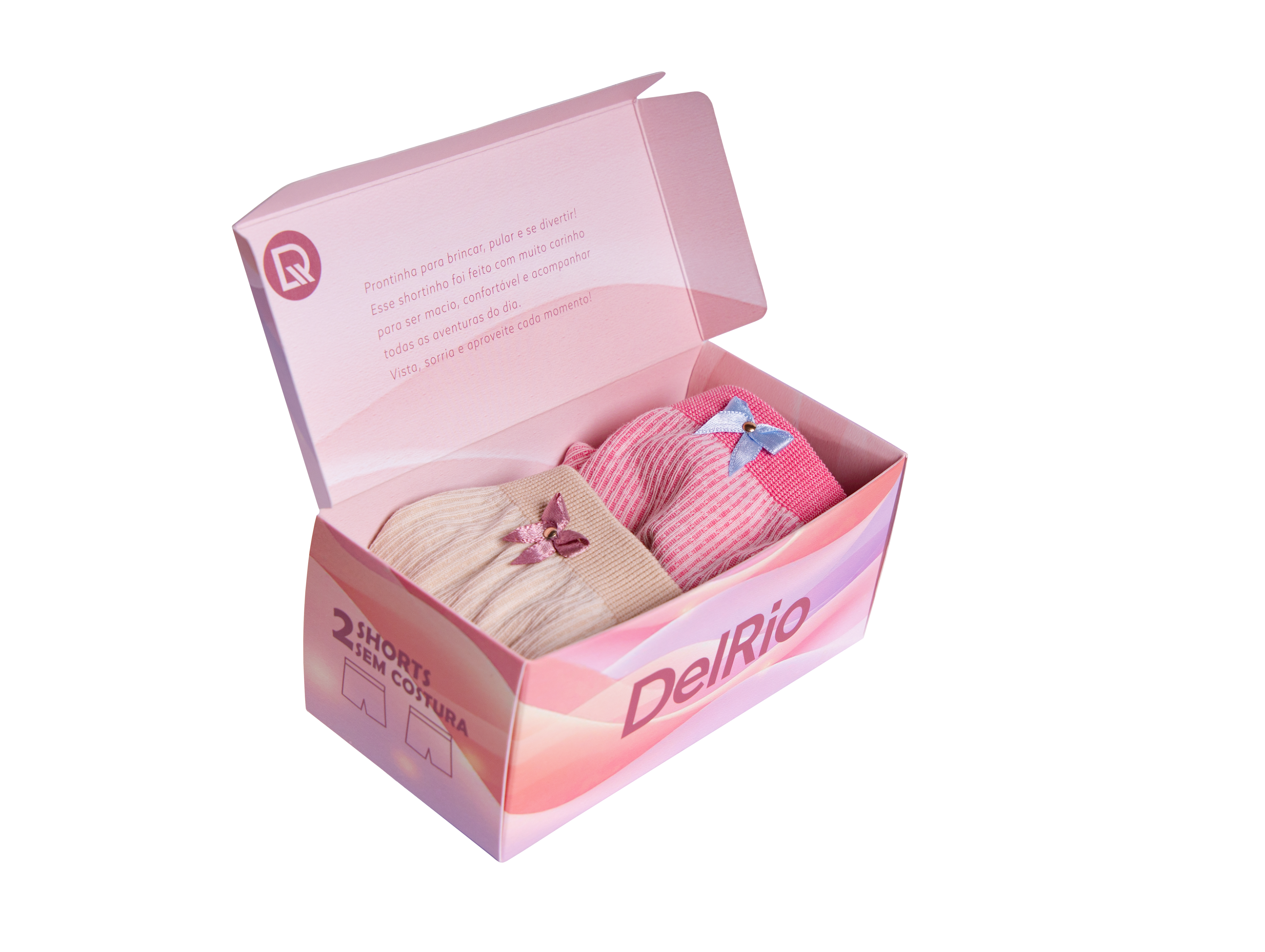 DUO 2 SHORT INFANTIL SEM COSTUIRA COLORS 2