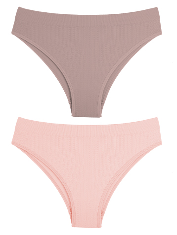 KIT 2 BIQUINIS,SEM COSTURA JACQUARD