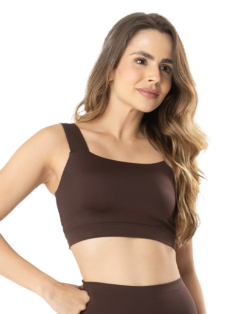 TOP FITNESS EM TECIDO LULU