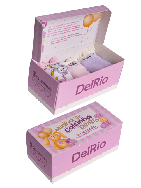 KIT 3 CALCINHAS BABY, MALHA PINGUIM 1
