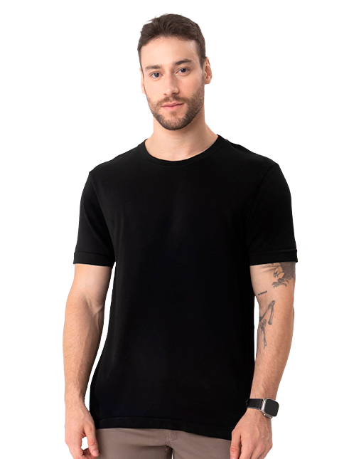 T-SHIRT SEM COSTURA LISA MASCULINA 5